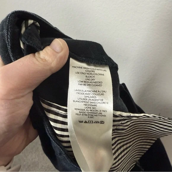 Maeve Anthropologie The Naomi Linen Wide-Leg Flare Pants in Black Size 6 - Picture 13 of 15